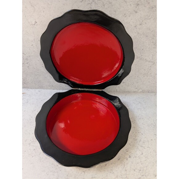 Palekh Lacquer Box 1992 – The Slipper Bashmachka – Signed Krasnov – Hand-Painted - Picture 5 of 10